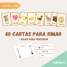 Cargar imagen en el visor de la galería, 40 cartas con rimas. CASTELLANO