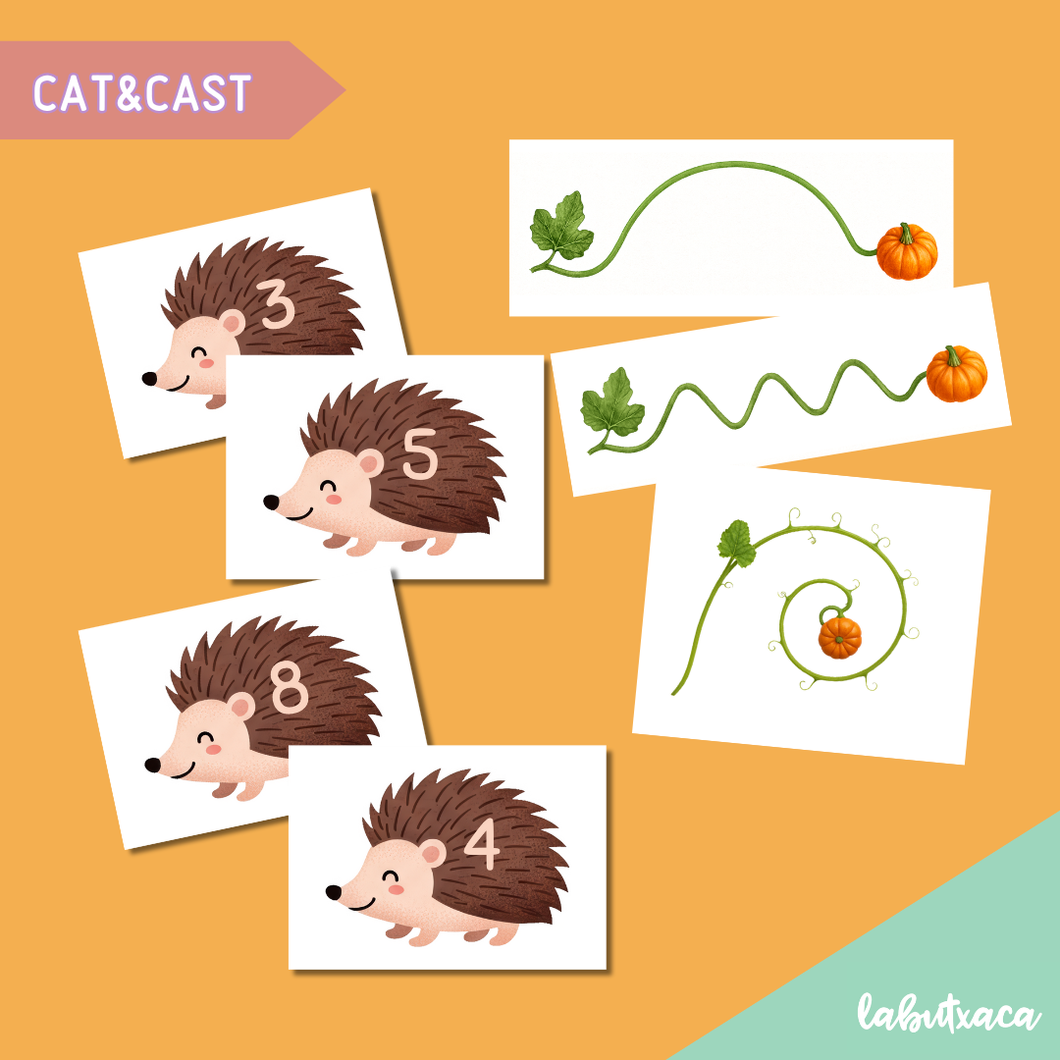 2 Propuestas - Pinchos de erizo y Trazos de calabaza