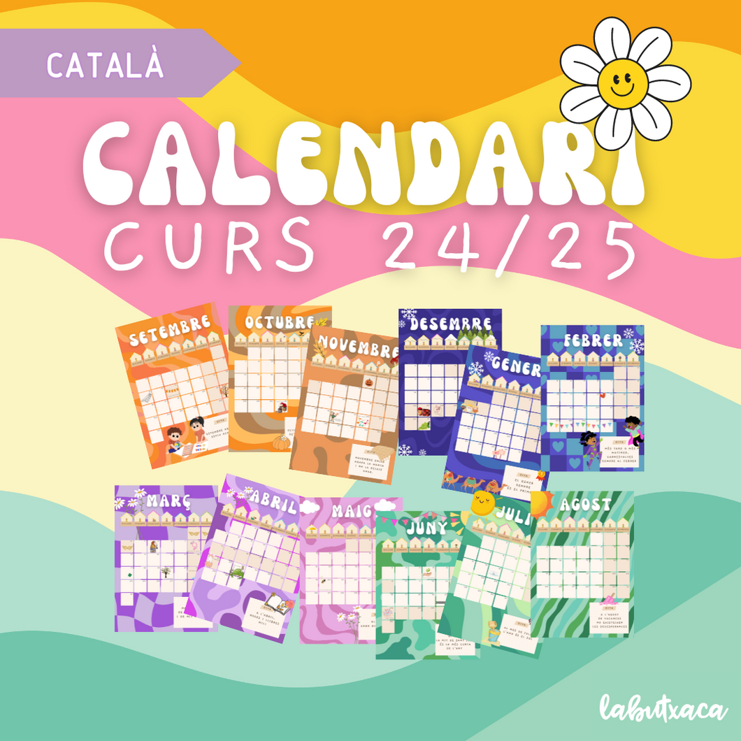 Calendari Curs 2024/2025 en Català