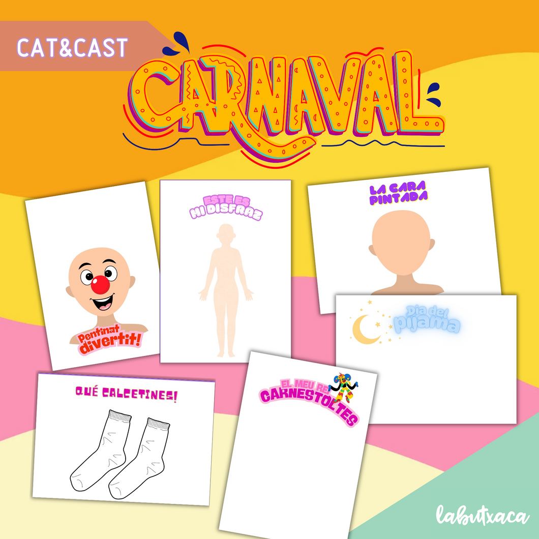 Propuestas Carnaval para dibujar