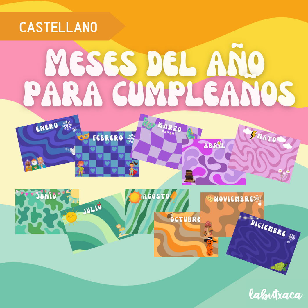 Cumpleaños para el aula - CASTELLANO